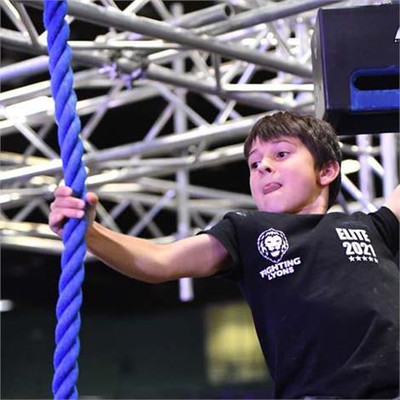 Blue Climbing Ropes