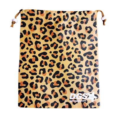 Leopard Polyester Grip Bag