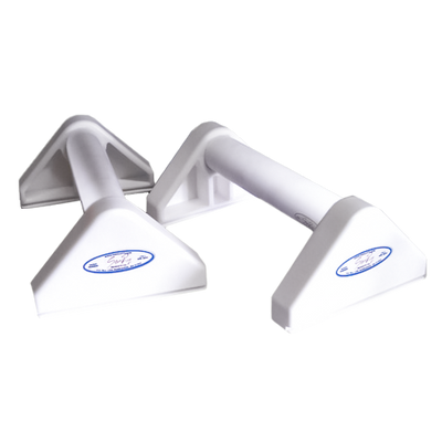 12" White PVC Parallettes