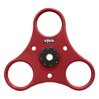 DGS Ninja Fidget Spinner with embedded polymer bearing